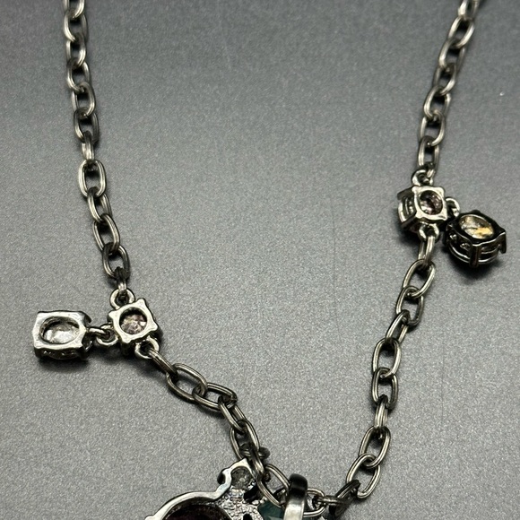 VTG LOULOU DE LA FALAISE PARIS COUTURE RUNWAY OVERSIZE JEWEL BROOCH PIN NECKLACE - Picture 10 of 12